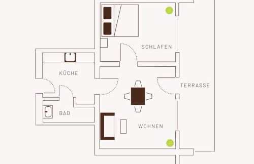 ApartWehr Business&Ferien Apartment Türkis - Foto 2