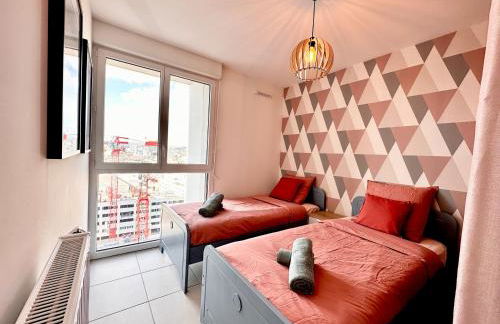 Duplex - Vue Mer exceptionnelle - Quartier Euromed-avec Box - Foto 23