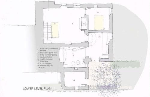 restored water mill with rockpools and waterfall - Foto 50