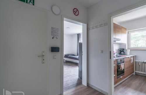 Voll ausgestattete Apartments mit Einzelbetten - Küche - WLAN - PKW-Parkplatz - Foto 46