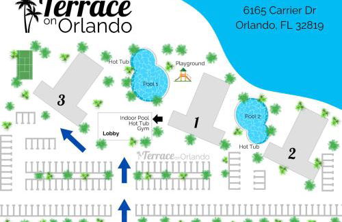 Tranquil Garden View 2 Bed 2 Bath Balcony Condo 7 Min to Universal - Foto 43