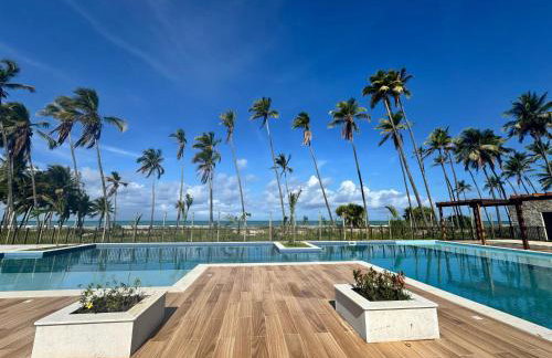 Apê pé na areia Ilhéus - beira mar, acesso direto à praia, piscinas, jogos, espaço kids - Vog Marine - Foto 33