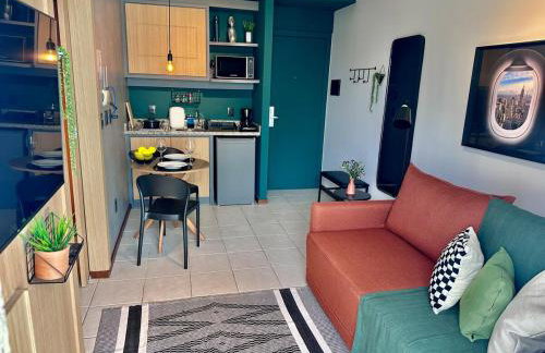 Flat Vista Mar Miolo Praia Canto Piscina Cama Queen Ar - Foto 5