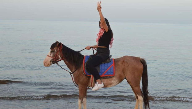 Riding along the coast