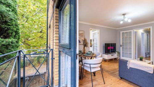 2BR - Balcony & Parking near Canary Wharf Sleeps 6 - Foto 3