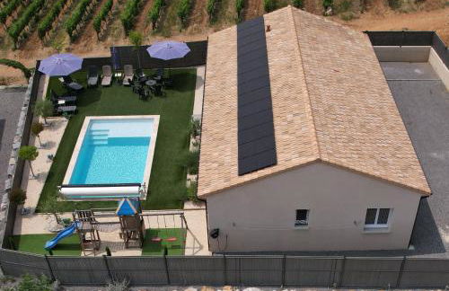 En Ardèche Villa de vacances l'Olympe climatisée avec sa piscine privée et chauffée - Foto 11