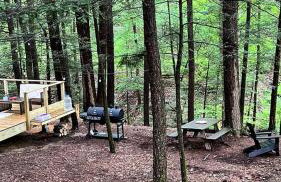 Amazing Equipped Bell Tent Nestled Among Nature in New York - Foto 5