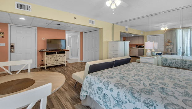 Beautiful Studio, Gulf-front, Gated Community, Large Lagoon Pool - Foto 3, Habitación