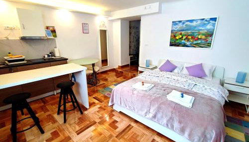 Studio apartmani L'ART - Foto 5, towels, stove