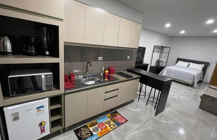 Novo apartamento Studio a poucos passos do Paraguai - Vila Portes - Foto 68