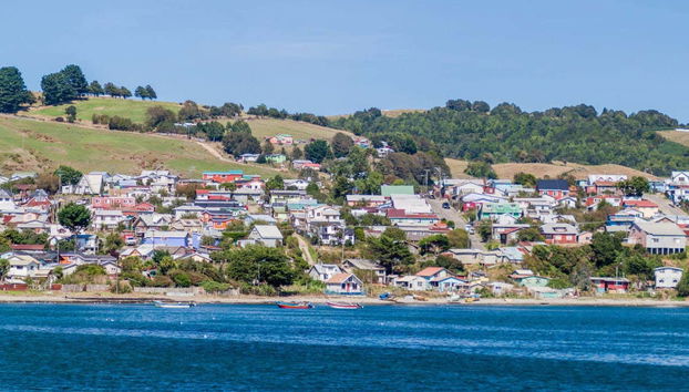 A cidade de Ancud na ilha Chiloé