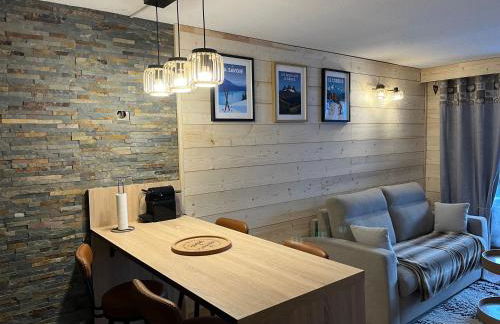 LE CORBIER Vue pistes Studio 5 personnes entièrement rénové et labellisé Qualité Hébergement Sybelles - Foto 2