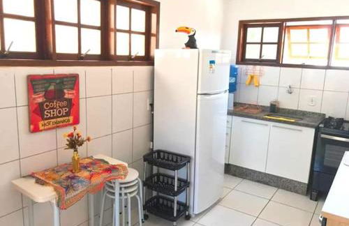 Espetacular Casa 3 SUÍTES cozinha varanda vista a passos da praia - Foto 19