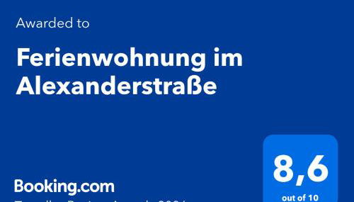 Ferienwohnung im Alexanderstraße - Foto 2