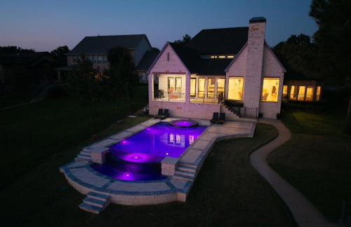 Cedar Creek Lake Villa Pool Hot Tub Dock Fishing Golf Dallas Sleeps 20 - Foto 12