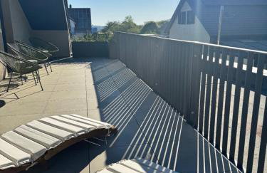 LifeStyle Apartments am Steinsberg, Self Check In, Terrasse, Burg Blick - Foto 46
