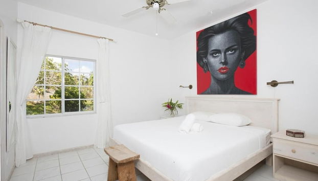 Dream Villa: Private Oasis Above Pink Sand Beach - Foto 5, Habitación