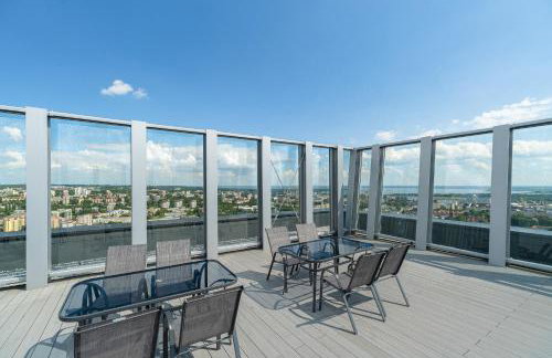 Goldstar Apartament- Wanna z widokiem, 19 Piętro, Hanza Tower Szczecin - Foto 49