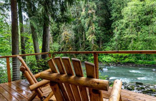 Luna's A-Frame - River & Spa - Foto 27