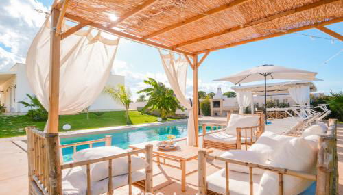 Villa Palamita Luxury - Specchia - Foto 5, sunbed, Garden view