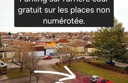 Logement "Les Etangs"- à 10 km du centre ville et à 5 minute du parlement européen avec parking gratuit - Foto 9