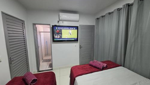 Suíte2 Privativa Climatizada Mobiliada com Garagem e Wi-Fi - Foto 2