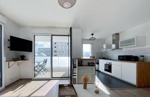 L'Emeraude - Rooftop - Salle de Fitness - Rennes - Foto 18