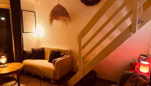 Résidence Le SUNSET Marseillan-plage, entre mer et lagune de Thau, étape vélo, famille, couple, VRP, toutou admis, jardin, parking privé gratuit, vélos, Clim, WIFI fibre gratuite, commodités, plage et piste cyclable à proximité, 6 couchages nous contacter - Foto 4