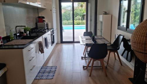 Piscine privative, CLIM, WIFI, 150m de la plage, 6 couchages, bel appartement rdc - Foto 2