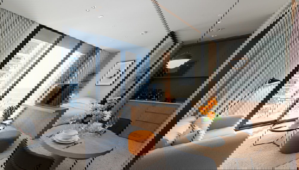 Business Bay Trendy Studio w Pool and Gym - Foto 1, Habitación