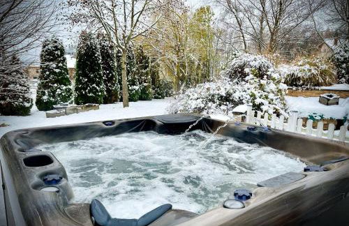 Villa 200m2 avec PISCINE chauffée & SPA & sauna & kota-grill - Foto 49