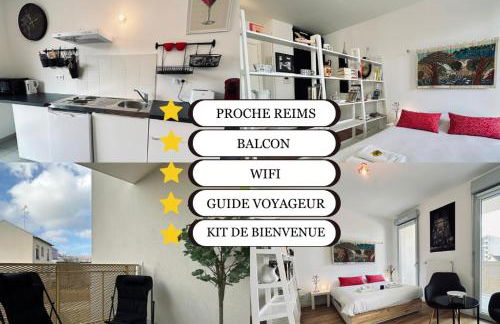 Bleuets studio cosy neuf terrasse proche centre - Foto 2