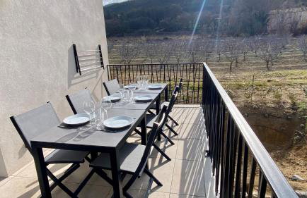 Le Tircis - 2 slaapkamers met terras en zwembad aan de Mont Ventoux - Foto 9