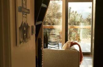 Modern A-frame w/ hot tub + view - Foto 22