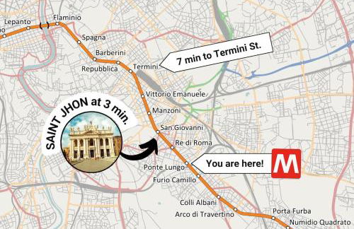 Apartment in Tuscolana Train Station & Metro A - Foto 16