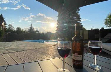 Domek Viking z prywatnym ogrzewanym basenem sauną oraz balią z jacuzzi - Foto 28