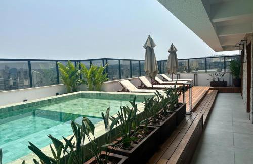 Downtown 2 Suites Piscina, ar, academia, cowork e vaga - Photo 5