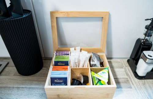 Modernes Apartment mit Balkon, Parkplatz, Waschmaschine für 4-5 Gäste - Foto 25