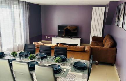 100m2 2 chambres 8 personnes - Grand parking et terrasse privée - Proche CDG-Parc expositions-Paris-Astérix-Disney - Foto 1