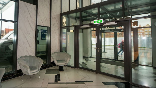 Coin salon dans le hall