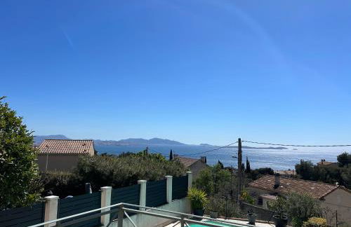 maison entièrement climatisée vue d'exception mer et rade de Marseille avec piscine 8 personnes - Foto 55