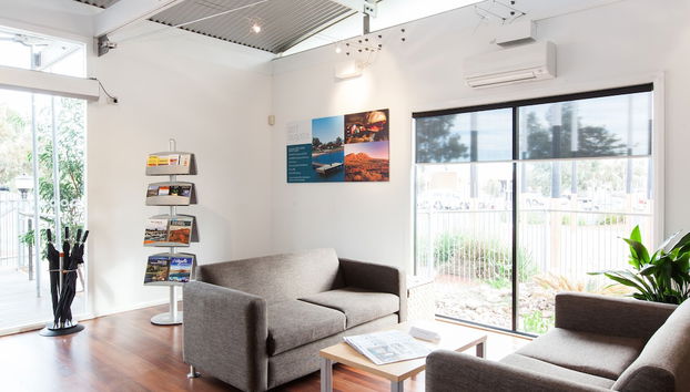 Zona de estar del vestíbulo