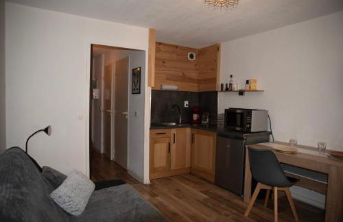 Poutran 2, studio 4 personnes au pied des pistes avec grande terrasse - Foto 5