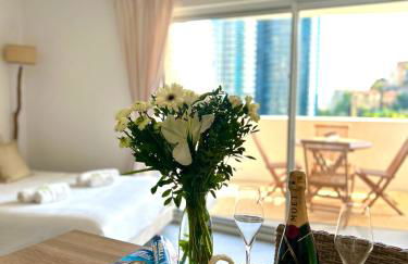 Luxueux Studio Neuf - Frontière Monaco - Piscine - Parking privé - Foto 27