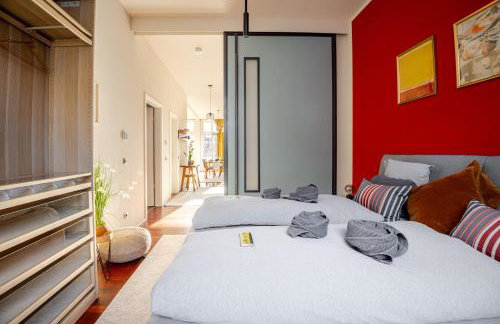 EDLER WOHNRAUM Design-Loft im Graphischen Viertel 2 Schlafzimmer mit Balkon, Miele-Kaffeevollautomat, Miele-Weinkühler, Klima, Lift, Tiefgarage & WLAN 266 Mbps - Foto 38