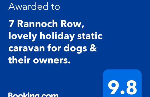 7 Rannoch Row, lovely holiday static caravan for dogs & their owners. - Photo 3