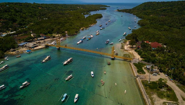 Panorámica de Nusa Lembongan y Nusa Cenigan