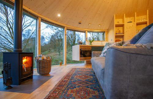 Craigmaddie Muir Roundhouse with Hot Tub Romantic, Luxury, Rural Stay for 2 Near Milngavie - Foto 17