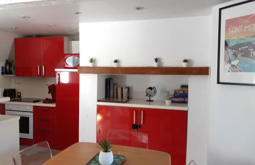 Duplex Saint Malo Saint Servan plage à 100m Intra Muros à 7min à pied - Foto 5