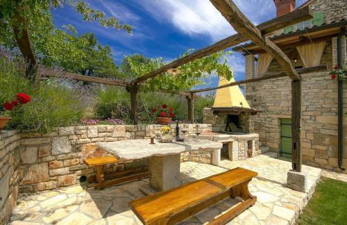 Rustic villa Casa Mazuli with pool in Groznjan - Foto 20